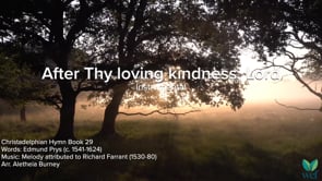 Instrumental - Hymn 29 - After Thy loving kindness, Lord