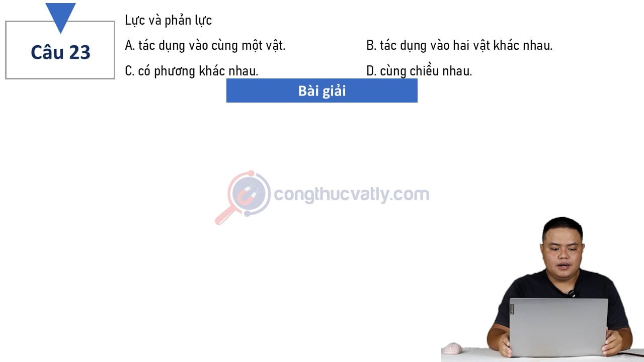 Lực và phản lực 