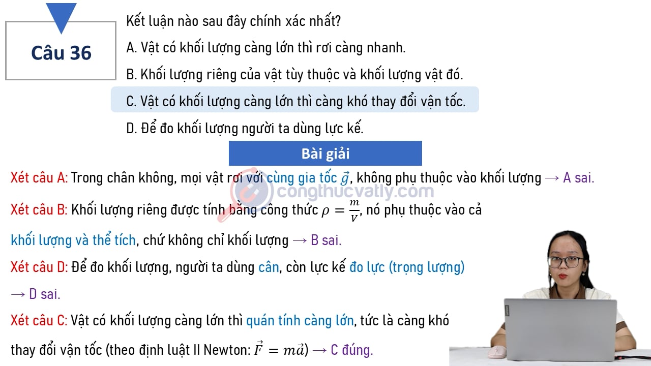 Kết luận nào sau đây chính xác nhất? 