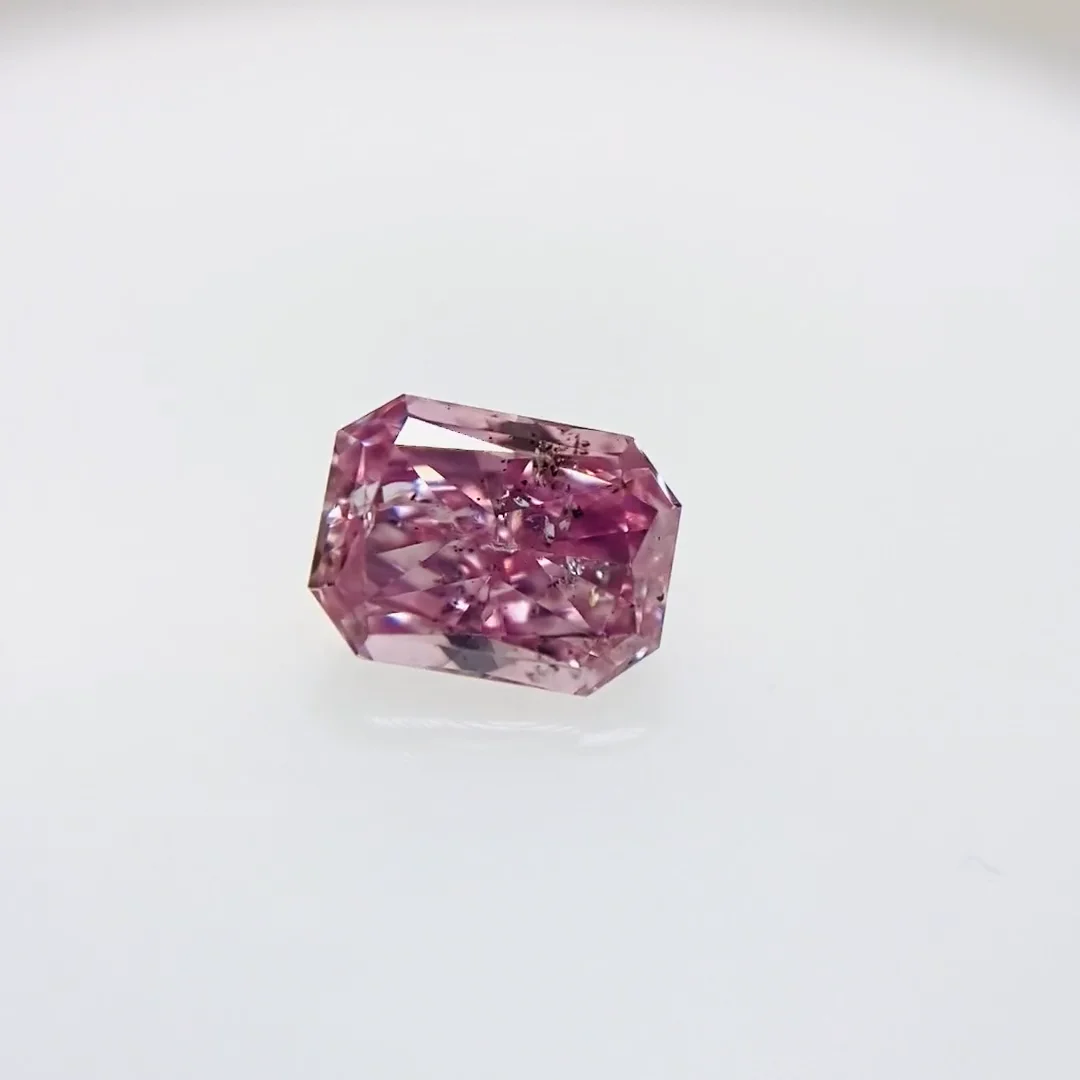 FANCY INTENSE PURPLISH PINK 0.444ct/RCT/RT3301/GIA/CGL
