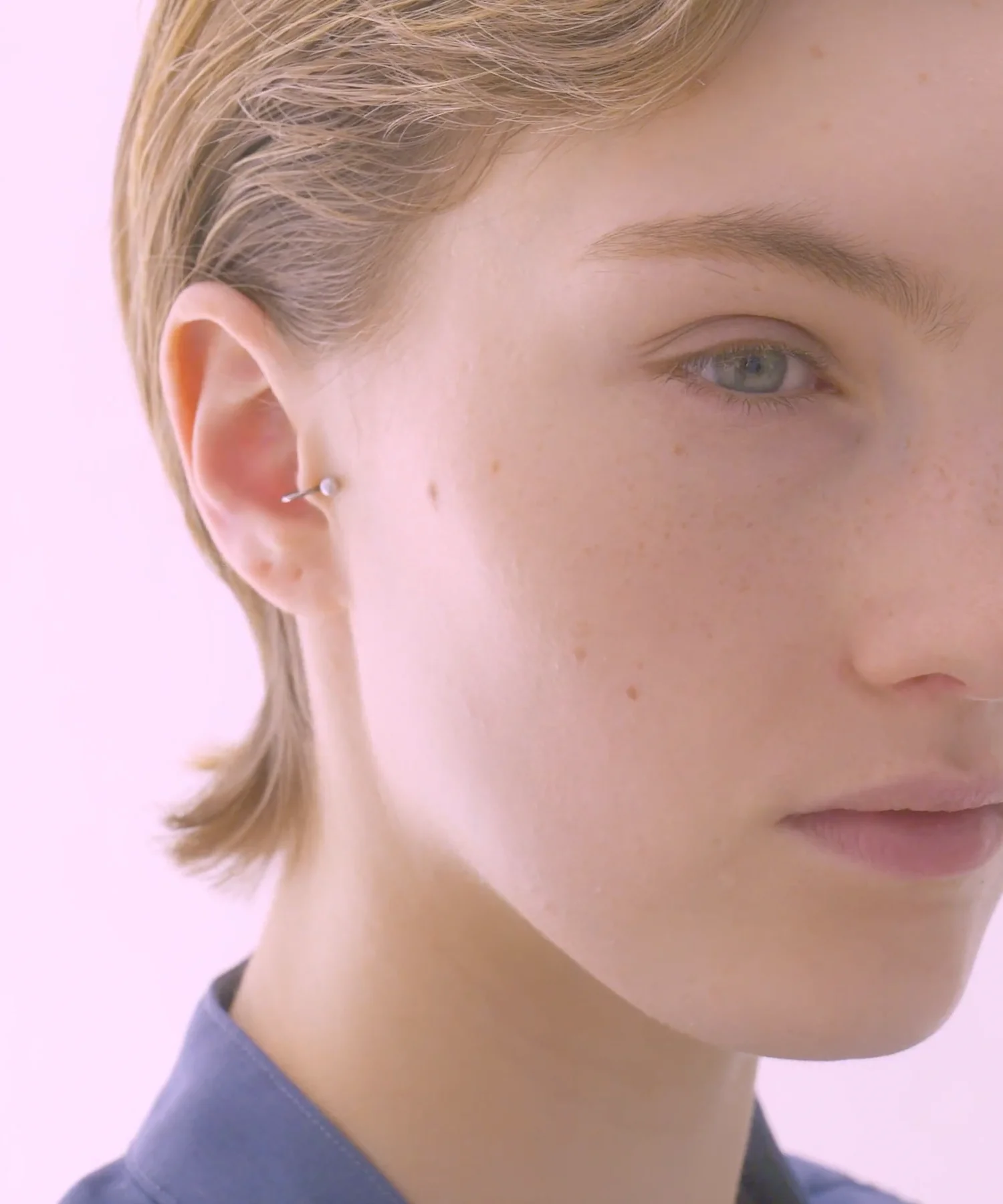 Pearl / Dot Reversible Tragus Cuff（504192-193-194）|and