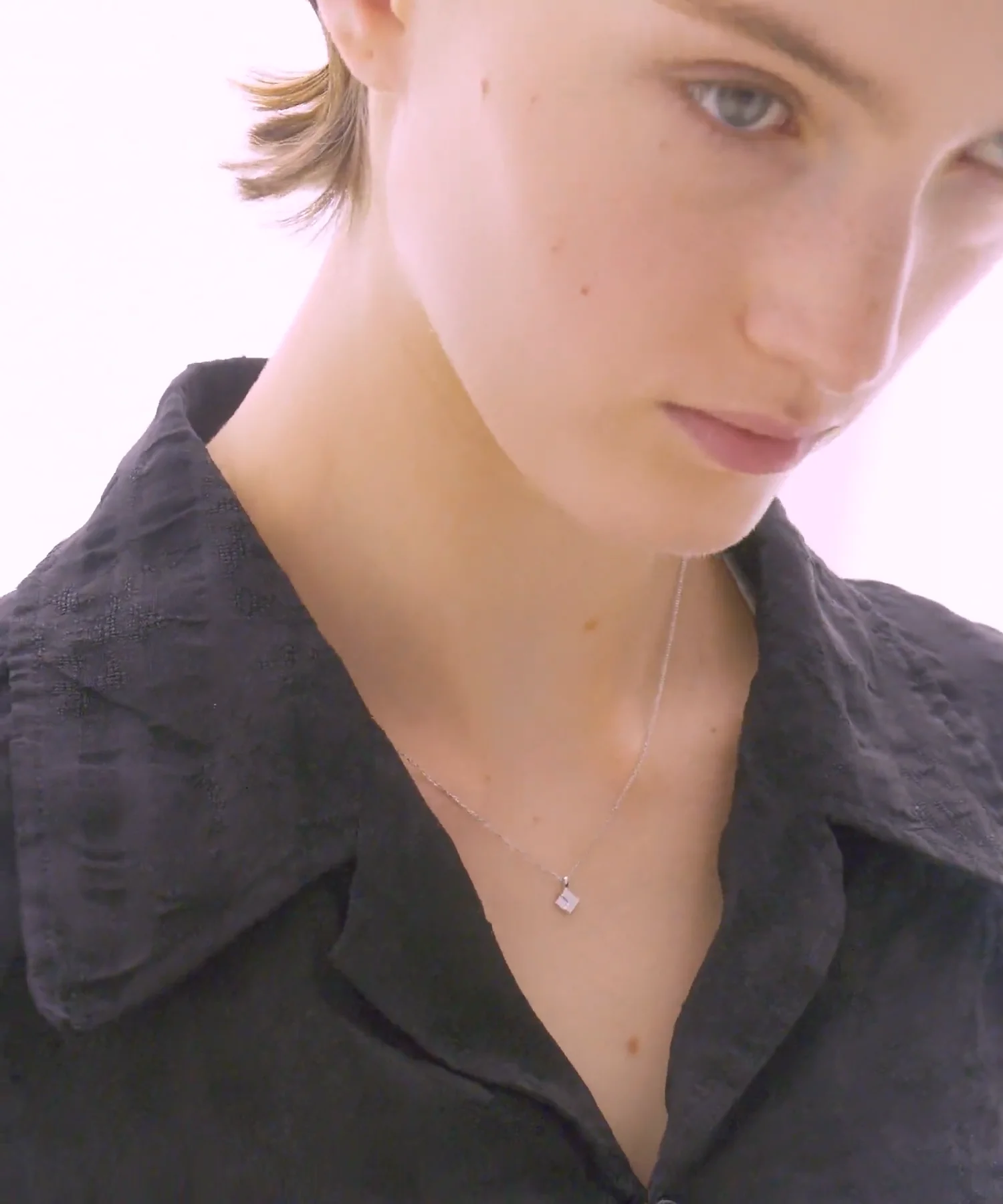 mau jewerly ネックレス DIAMOND HORSESHOE NECKLACE(2ZN2454)K18 ネックレス｜スター