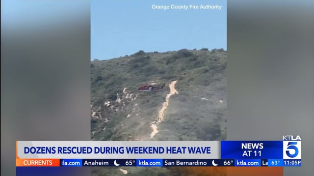 OCFA in the News - Dozens of Hikers Rescued