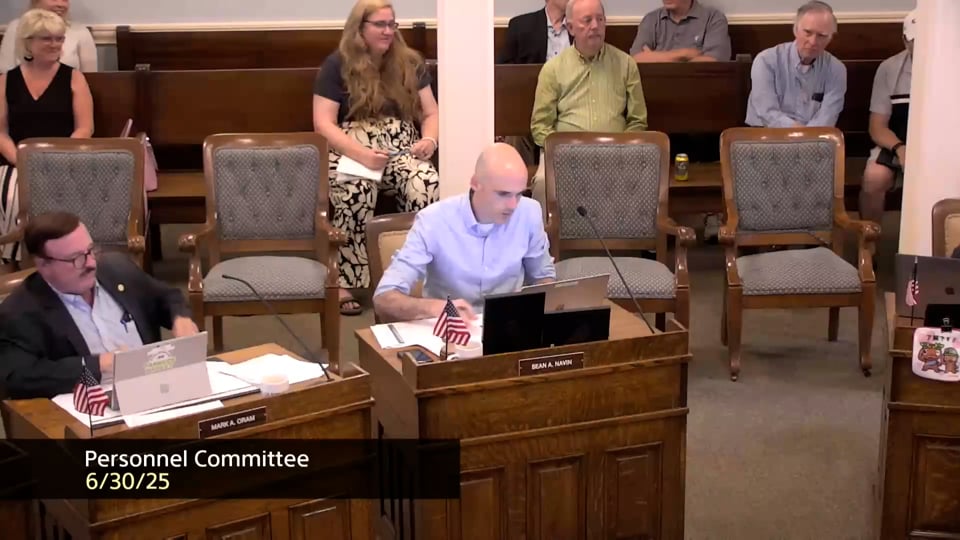 Personnel Committee June 30th, 2025