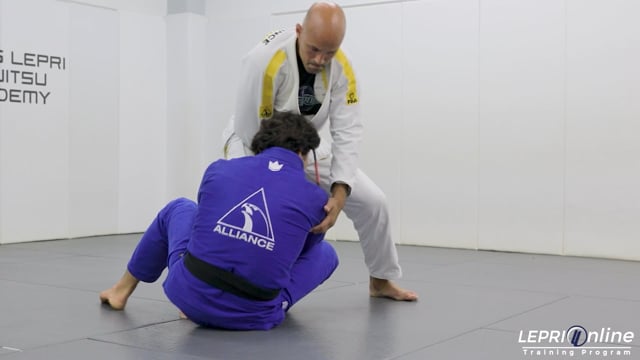 Cross Grip to Sit Up Guard to Single Leg Variation