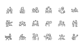 Animated Help and Emergency Icons, an Outline Icon by Prosymbols (Thumbnail 4 of 4)