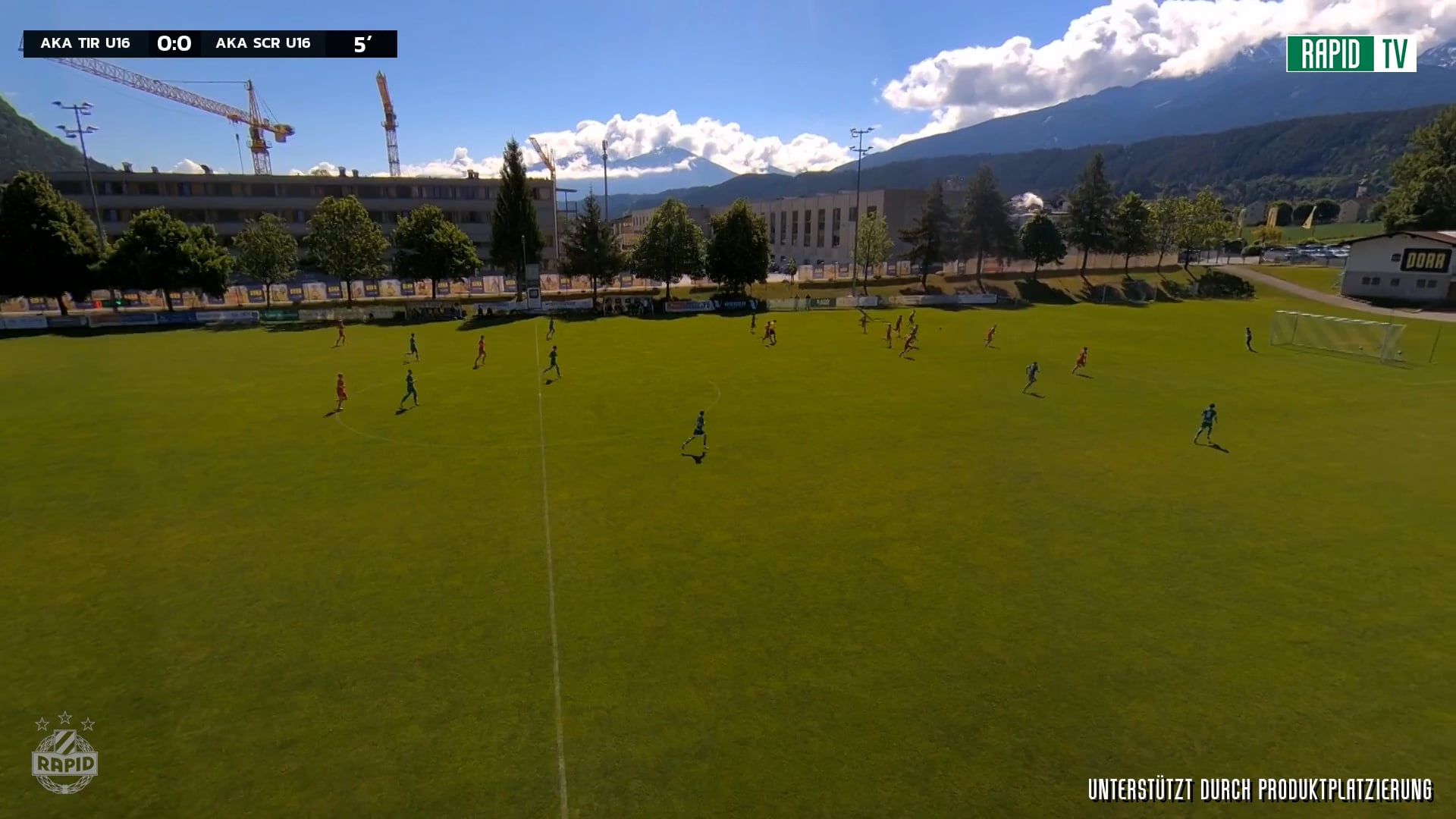 Torparade: U16 AKA Tirol - U16 AKA Rapid