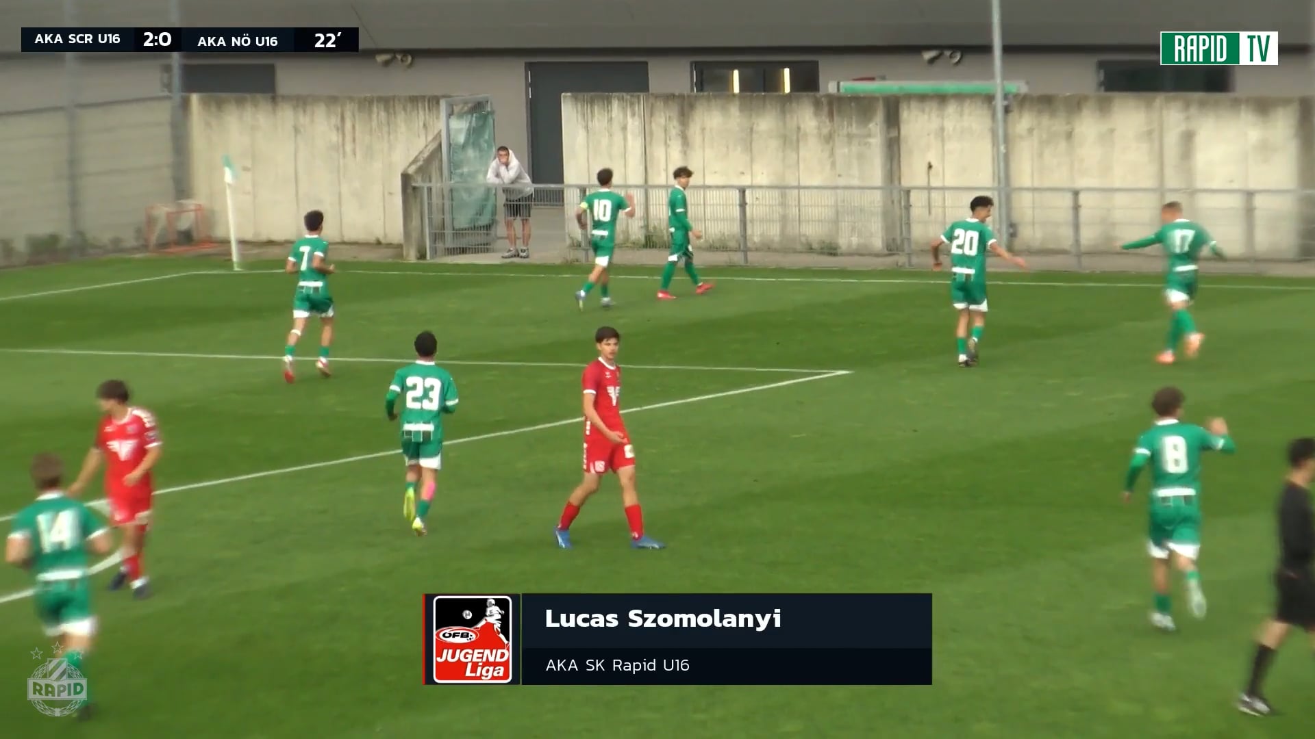 Torparade: U16 AKA SK Rapid - U16 AKA St. Pölten