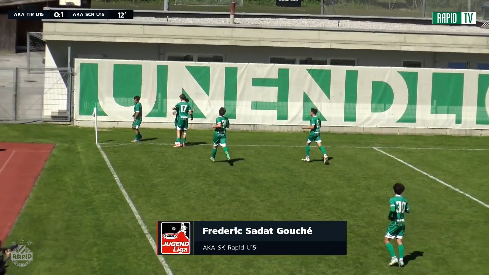 Torparade: U15 AKA Tirol - U15 AKA SK Rapid