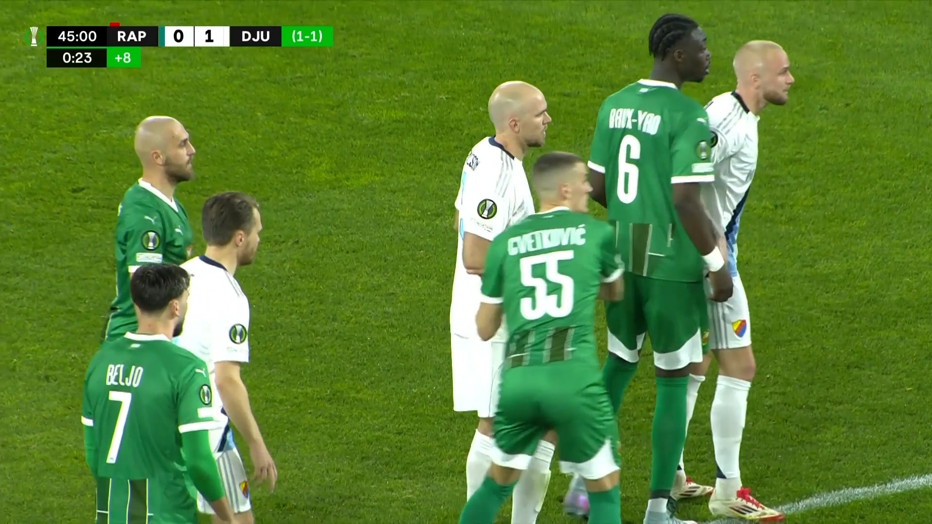 Torgalerie: Cvetković mit dem 1:1 im Rückspiel gegen Djurgarden