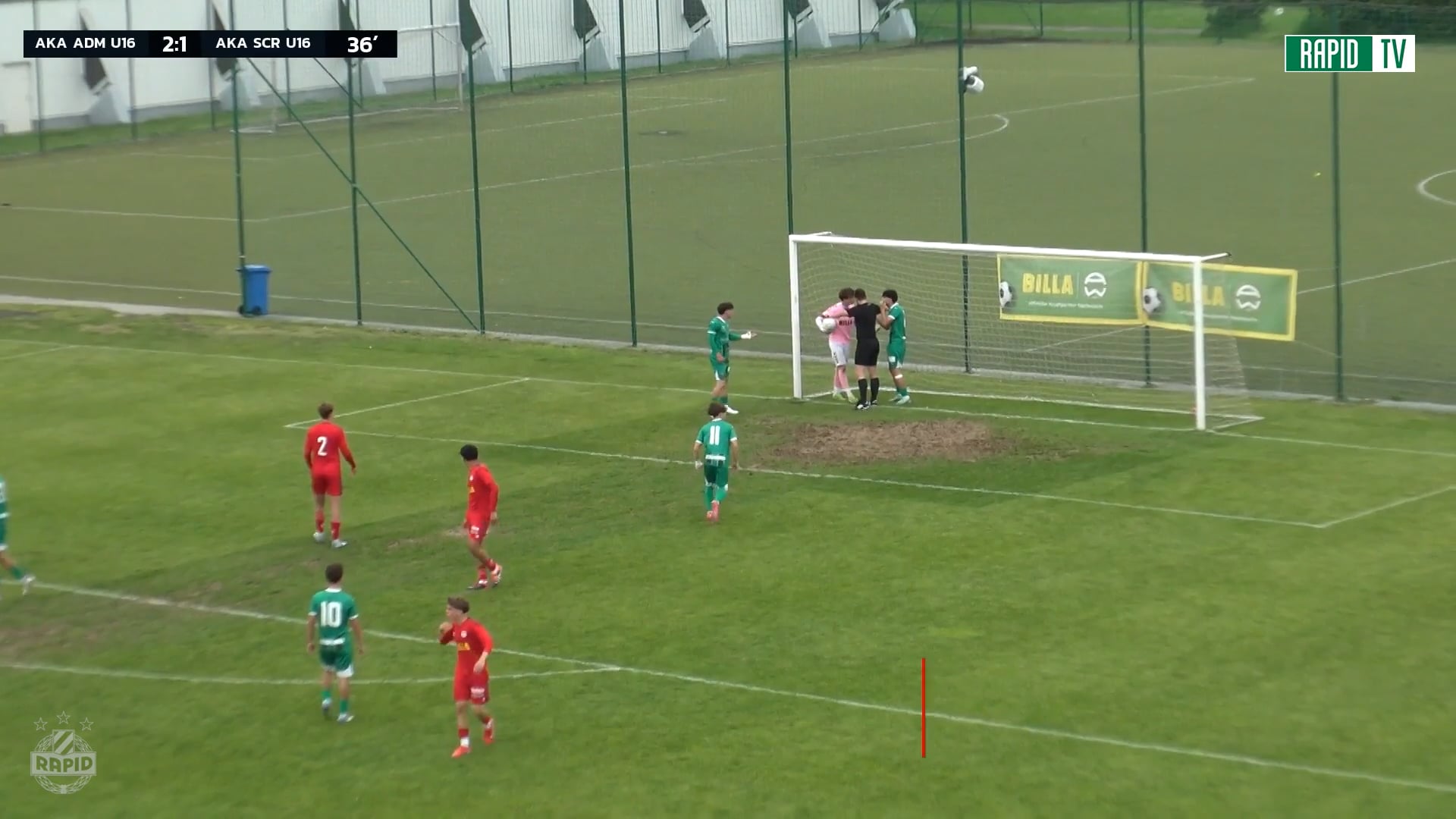 Torparade: U16 AKA Admira - U16 AKA SK Rapid