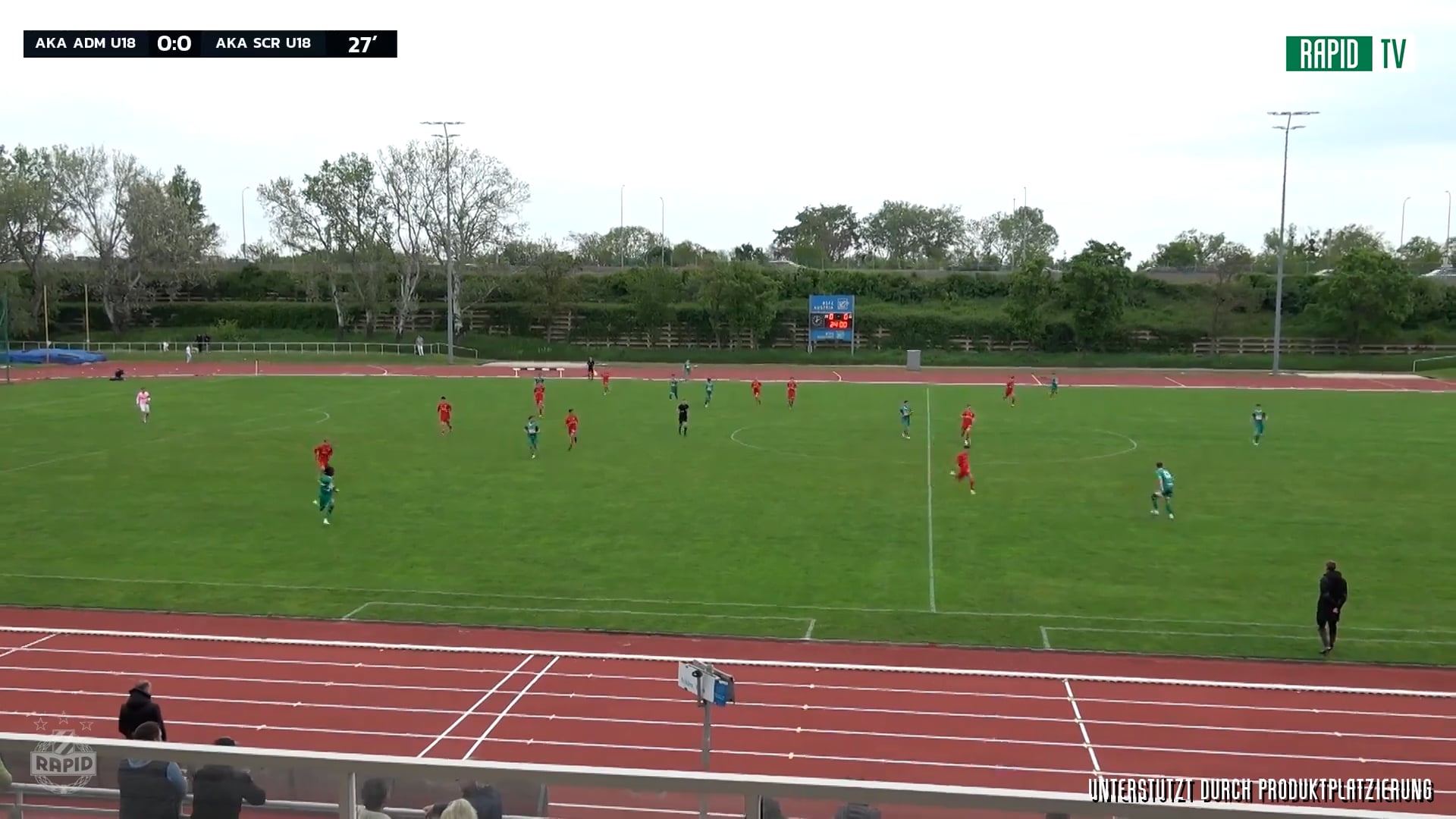 Torparade: U18 AKA Admira Wacker - U18 AKA SK Rapid