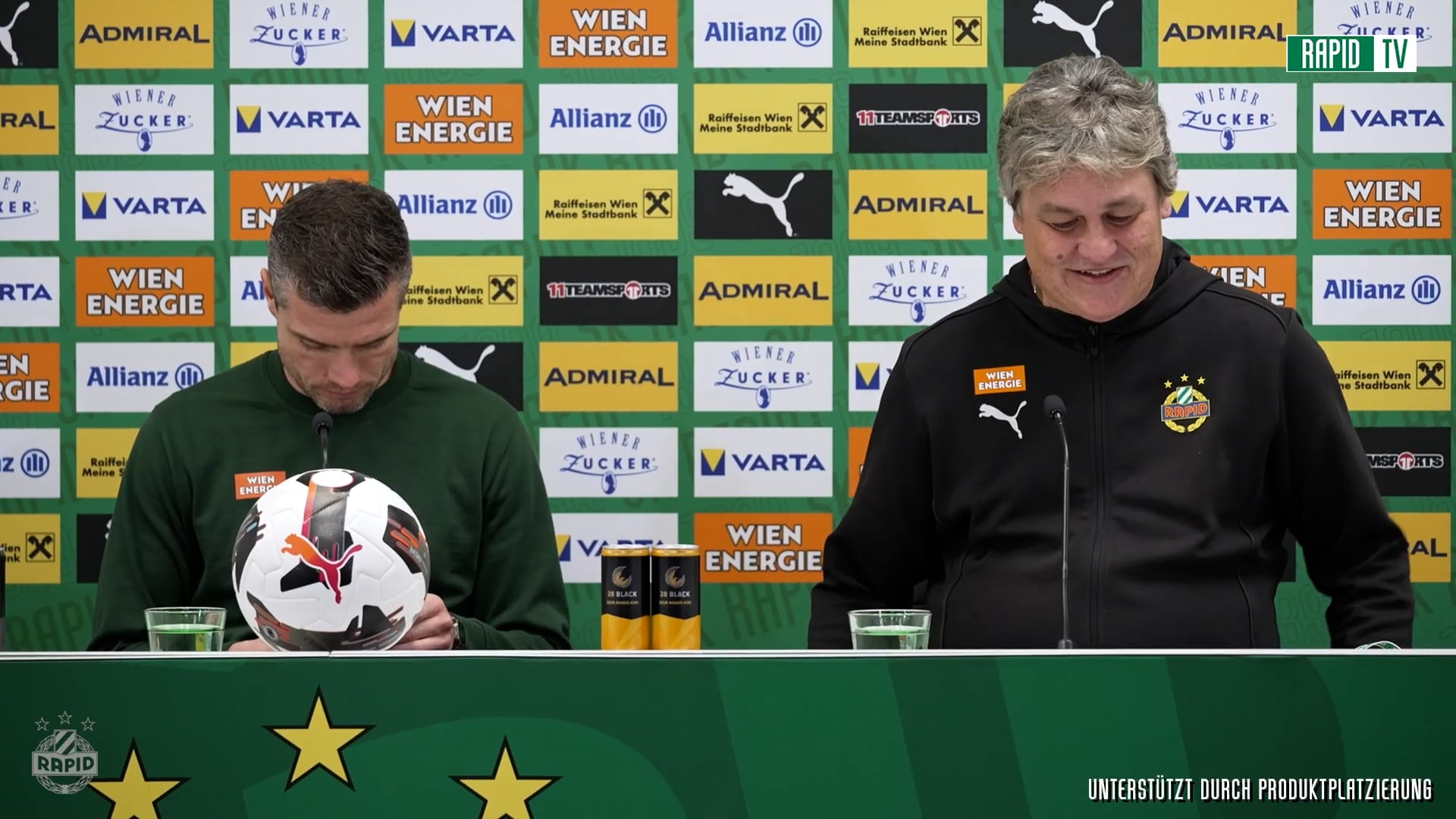 Pressekonferenz nach dem Spiel gegen den GAK