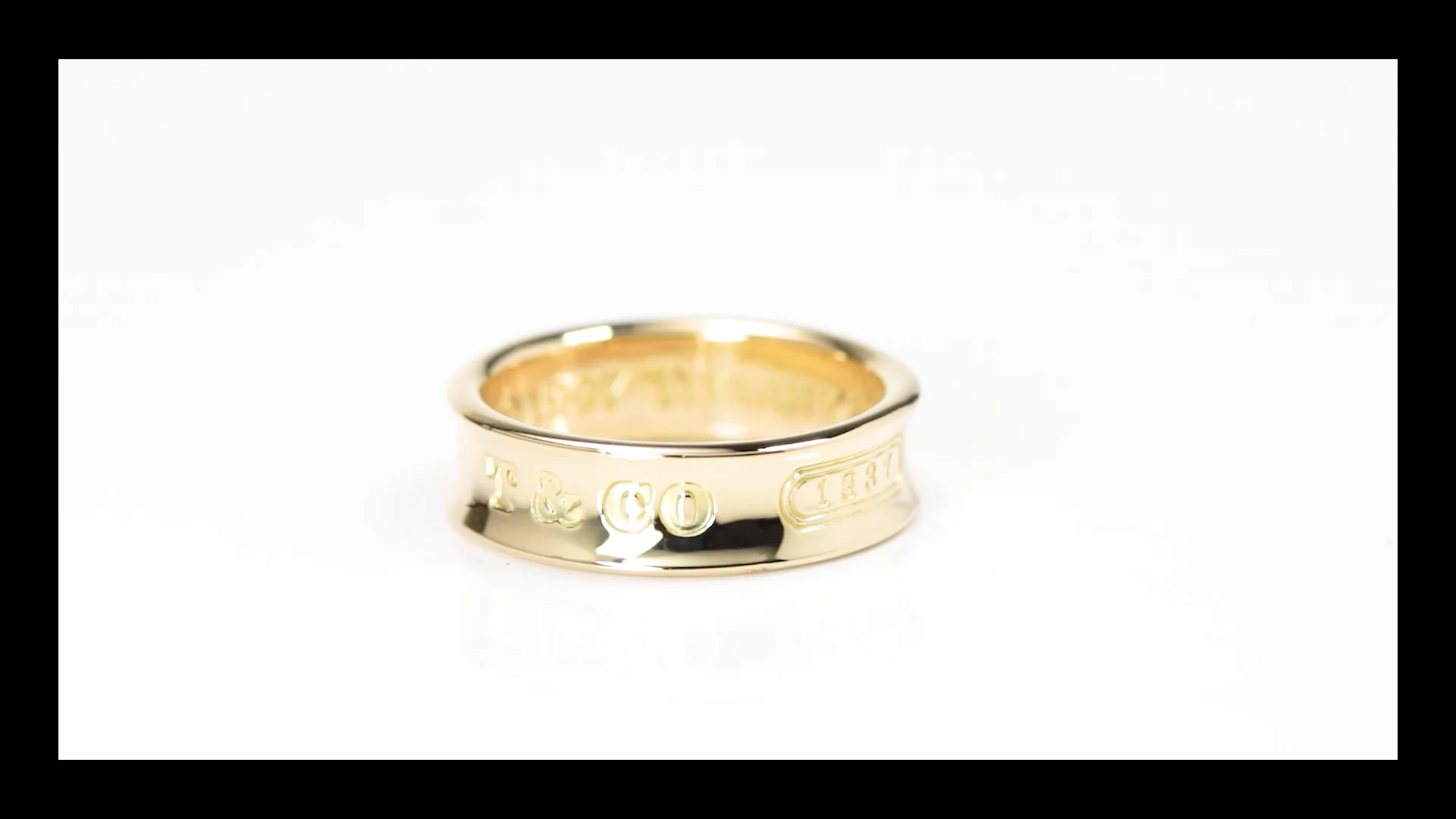 Tiffany & Co. 'T & Co. 1837' Band Ring, c.1997 | Farringdons Jewellery