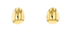 Italian 14kt Yellow Gold Organic-Shaped Earrings
