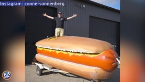 Guy Buys A Hot Dog Boat