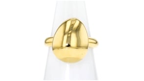 Italian 14kt Yellow Gold Organic-Shaped Ring