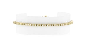 1.00 ct. t.w. Lab-Grown Diamond Tennis Bracelet in 18kt Gold Over Sterling