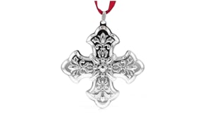 Reed & Barton 2025 Annual Sterling Silver Christmas Cross Ornament - 55th Edition