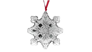 Wallace 2025 Annual Grande Baroque Sterling Silver Snowflake Ornament - 28th Edition