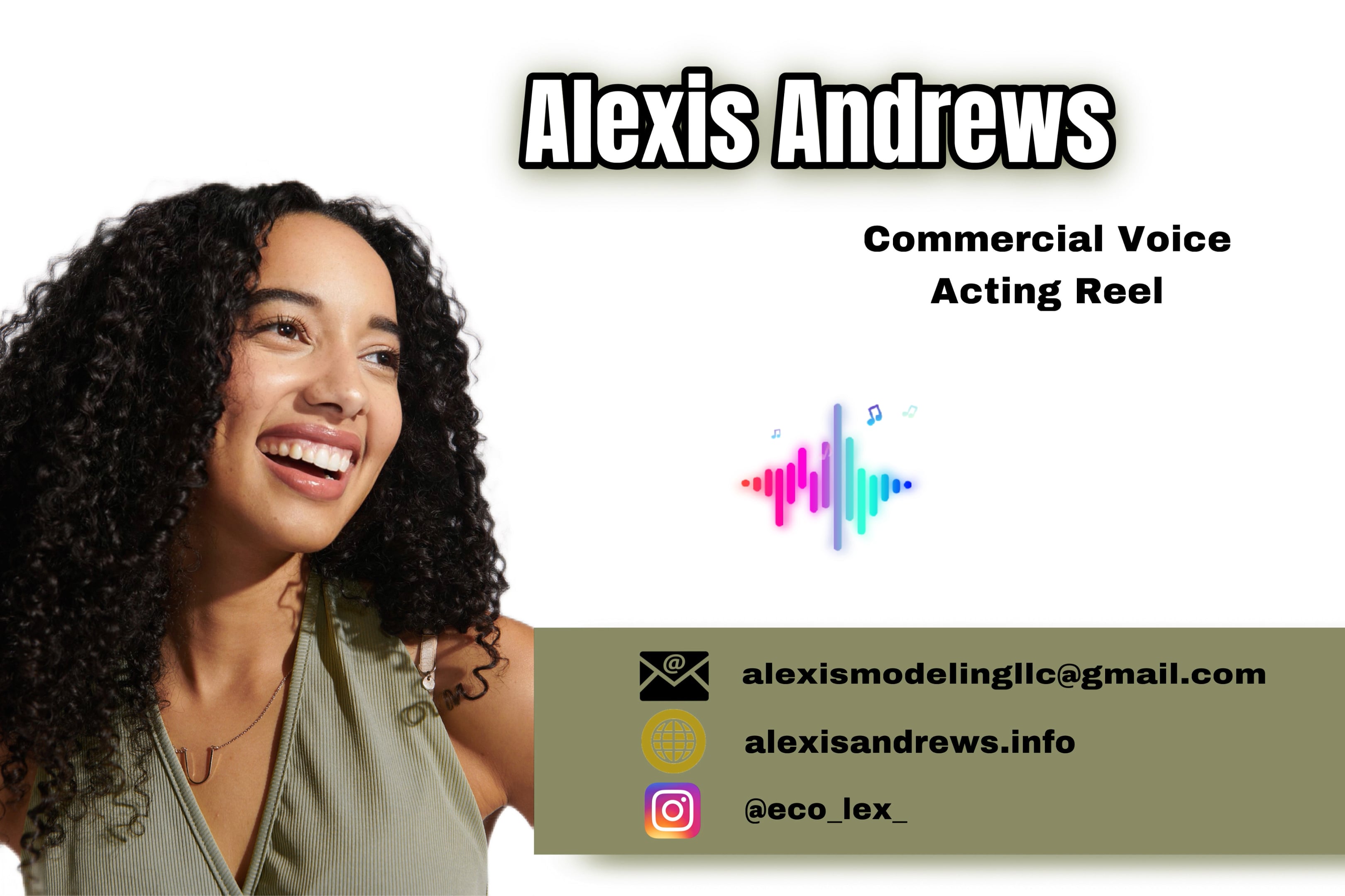 Commercial Voice Acting Reel Video by Alexis Andrews