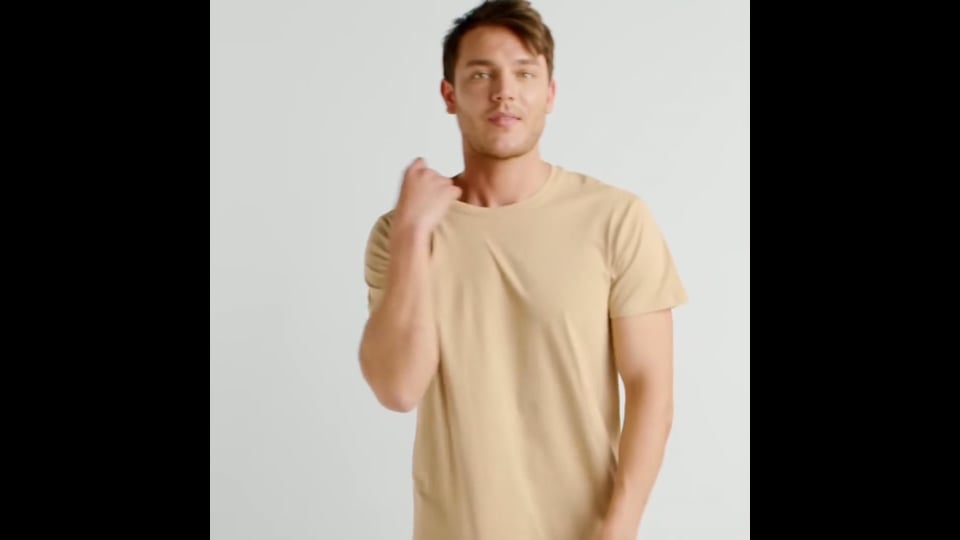 TEE-SHIRT PERSONNALISABLE MIXTE COULEUR 'STAFFY' 190 GR/M²