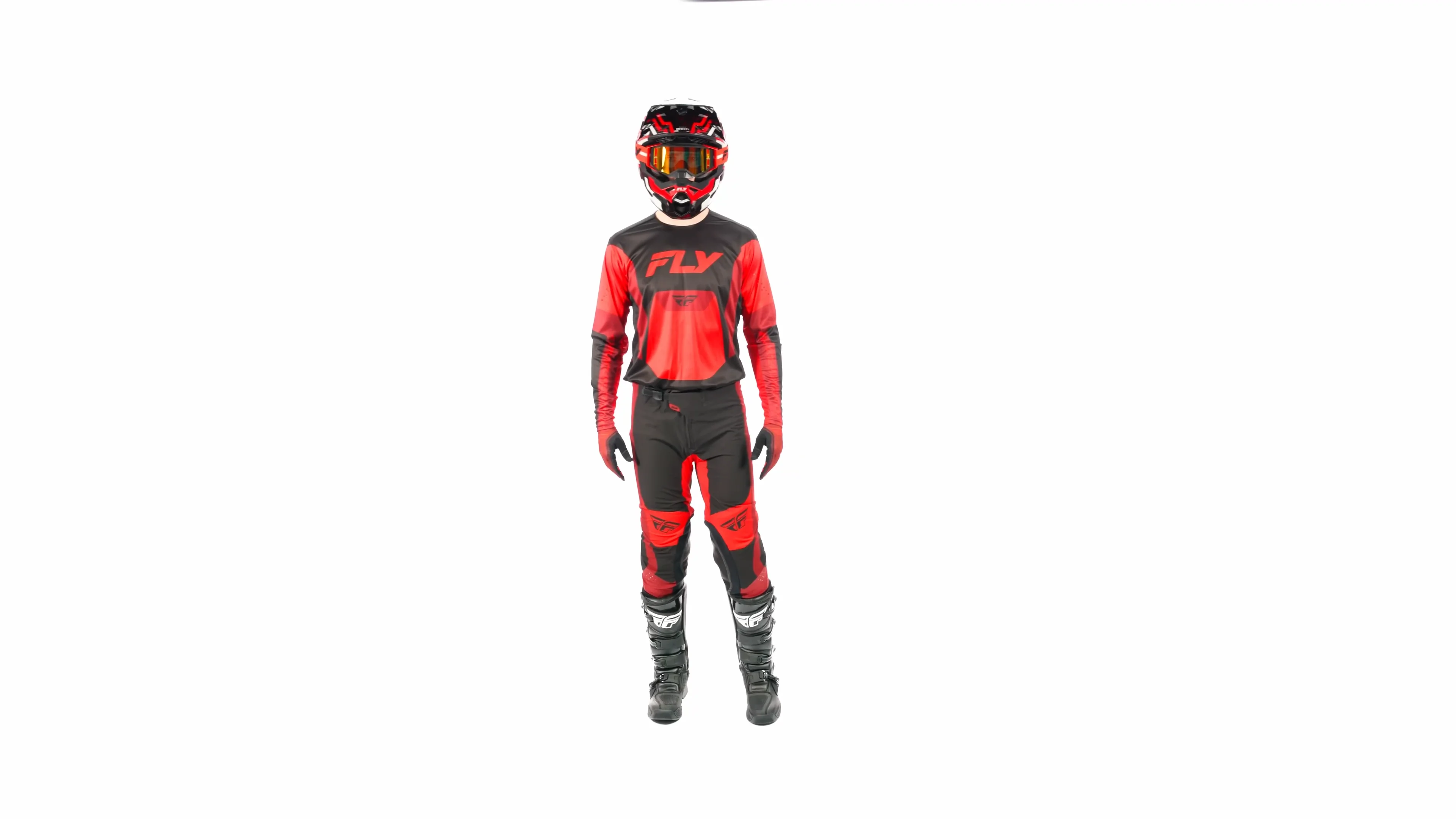 Moto - Men's - Gear Lines - Lite Black|Red - FLY Racing