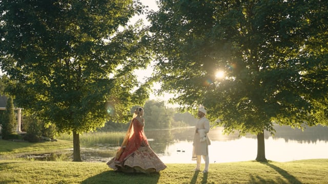Still from Gunj & Palak next day edit by Happy Soul Films, Toronto wedding videographers