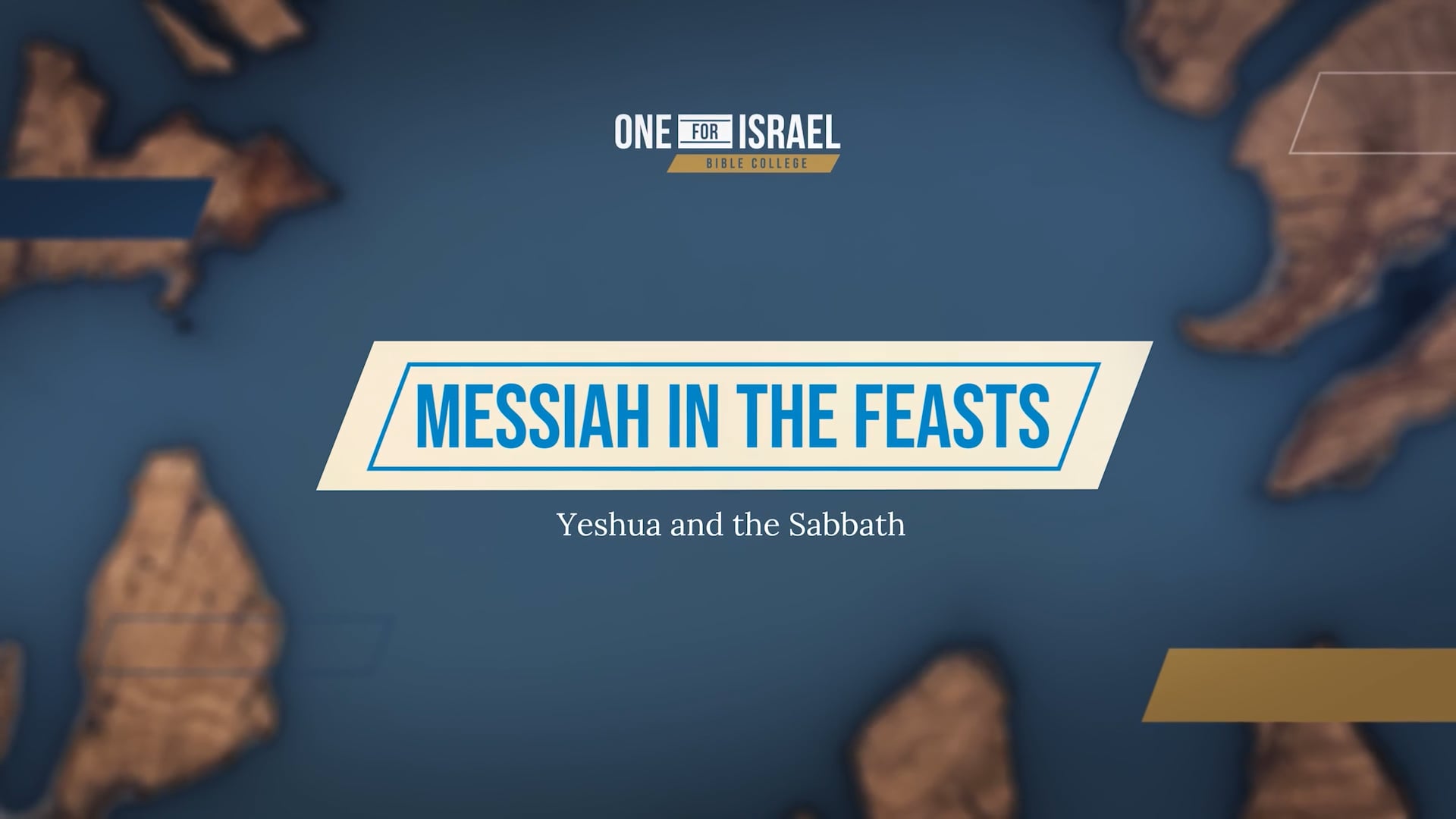 Messiah In The Feasts Masterclass: Episode 2 Exploring Yeshua and the Sabbath