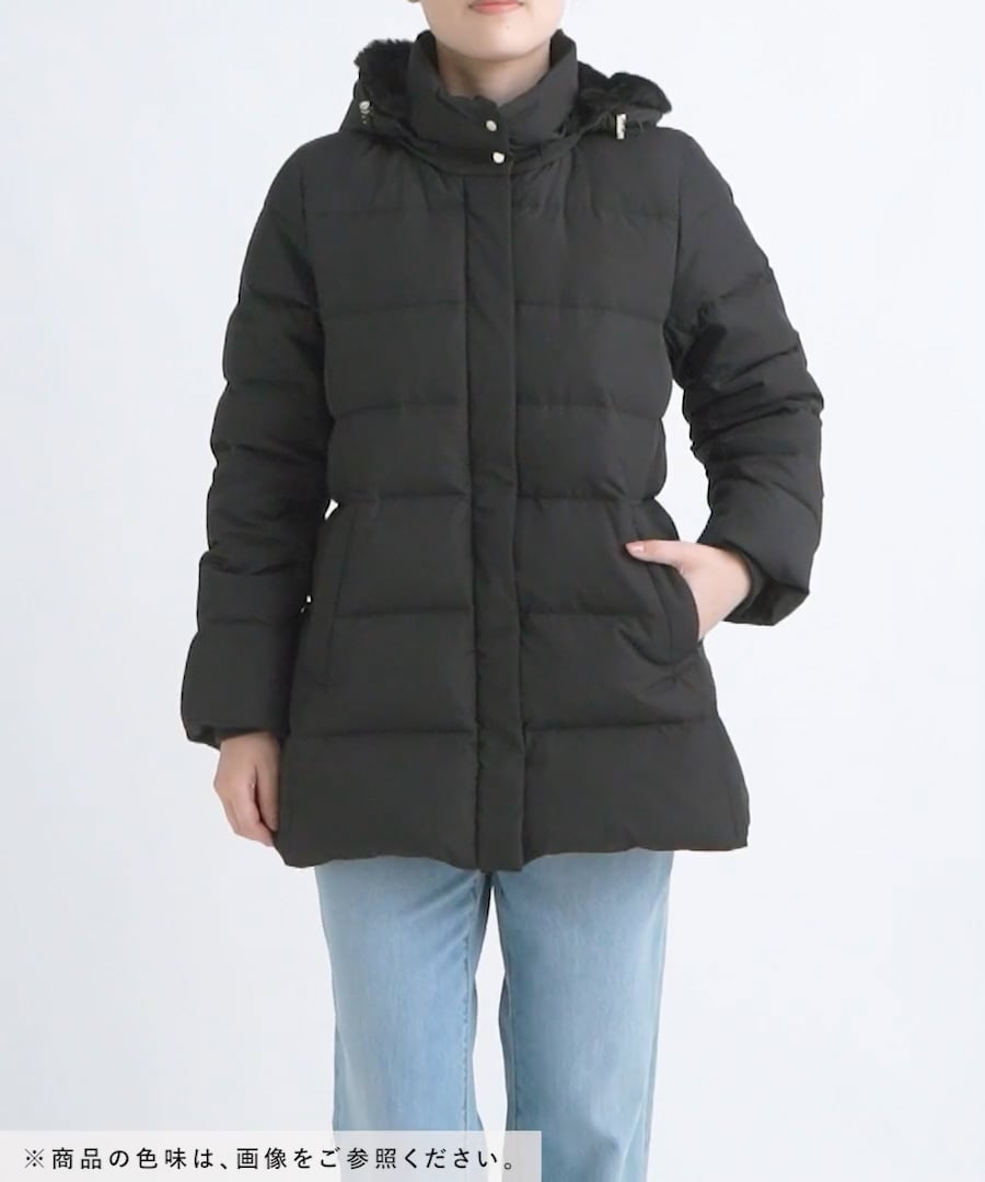 ウツクシルエット撥水ダウンコート/497165 | [公式]グローバル