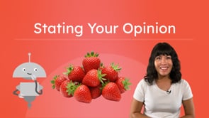 Stating Your Opinion