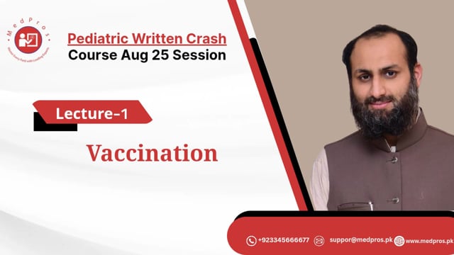 Dr Taimoor Khalil || Lecture-1 ||Vaccination + BCG