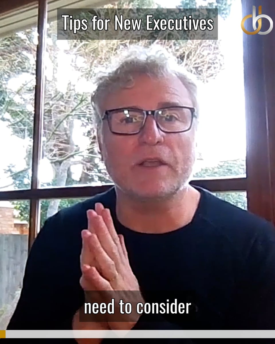 Tips for New Executives