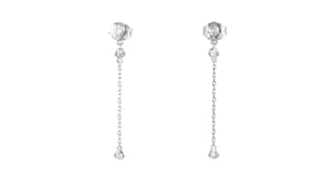 .15 ct. t.w. Diamond Drop Earrings in Sterling Silver