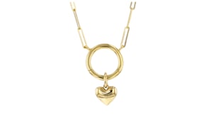 14kt Yellow Gold Heart Charm