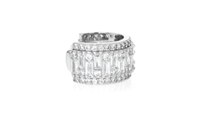 3.50 ct. t.w. CZ Ear Cuff in Sterling Silver
