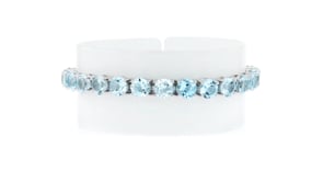 25.00 ct. t.w. Sky Blue Topaz Tennis Bracelet in Sterling Silver