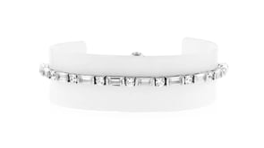 4.10 ct. t.w. CZ Bolo Bracelet in Sterling Silver