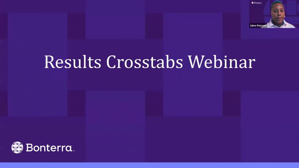 Crosstabs