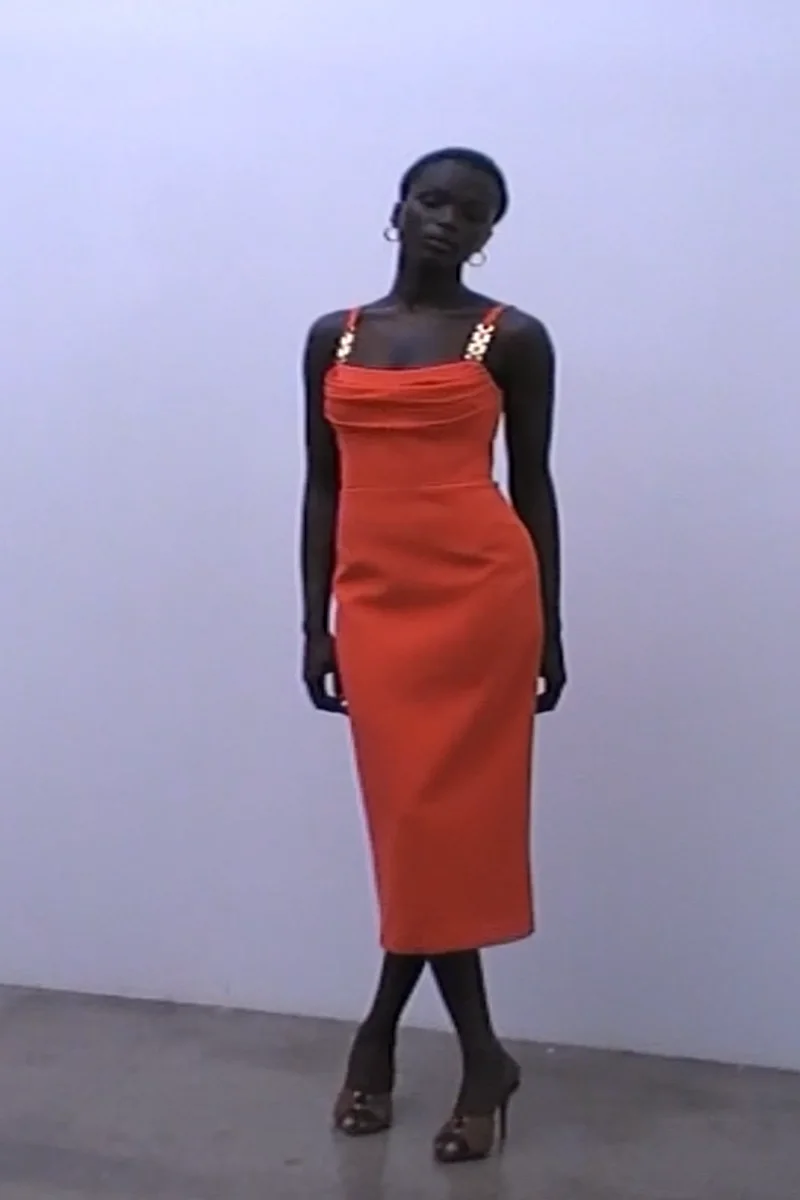 【REBECCA VALLANCE】Empress Midi Dress ペンシルミディ Empress Midi Dress – Rebecca Vallance