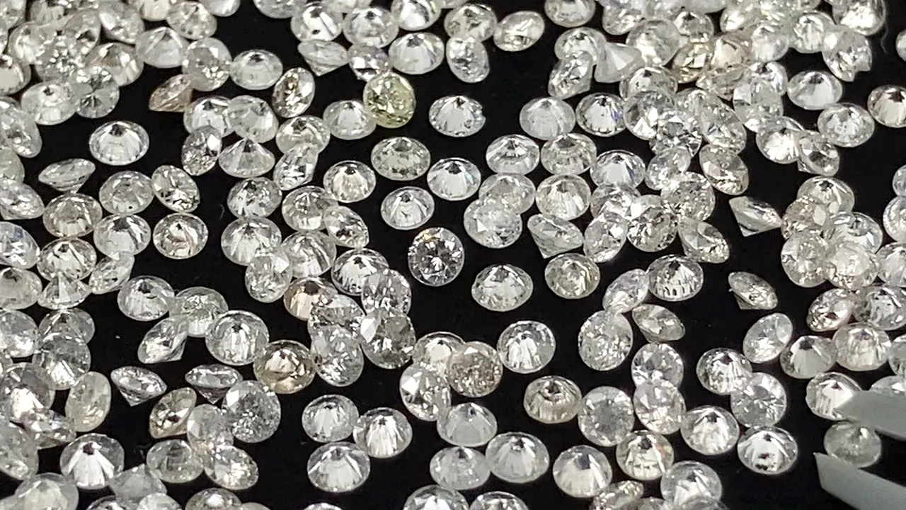 動画】天然ダイヤモンド ルース ラウンドブリリアントカット2.2×2.2mm