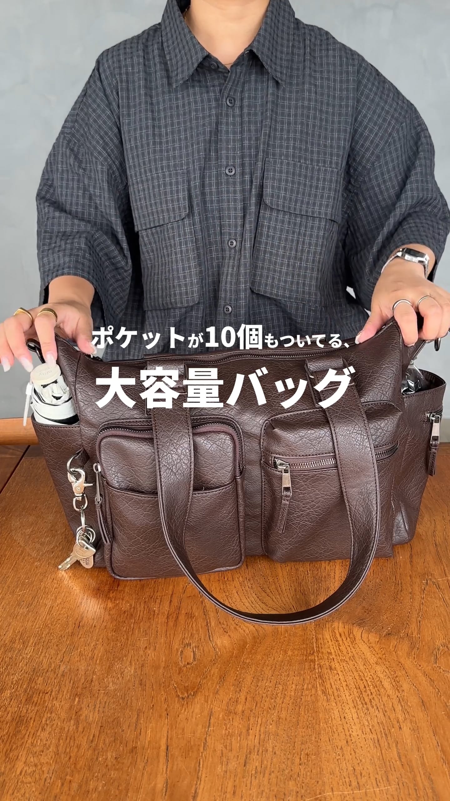 PBLIM】10ポケットボストンバッグ【新素材追加/欠品カラー追加予約