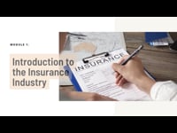 Module 1: Introduction to the Insurance Industry