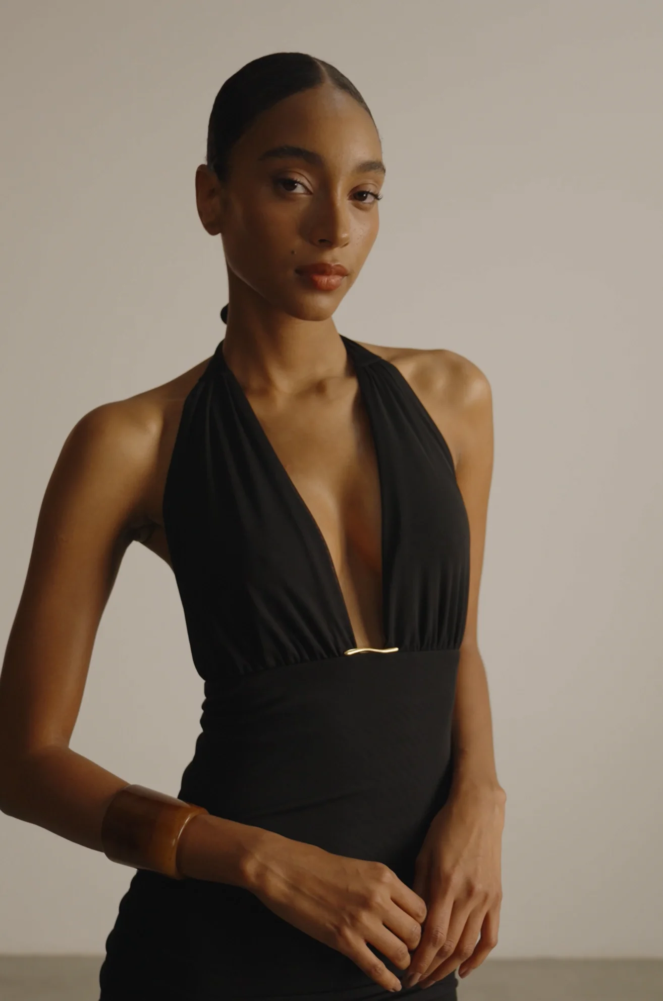 Vestido Midi Salma Black - ViX Paula Hermanny Brasil