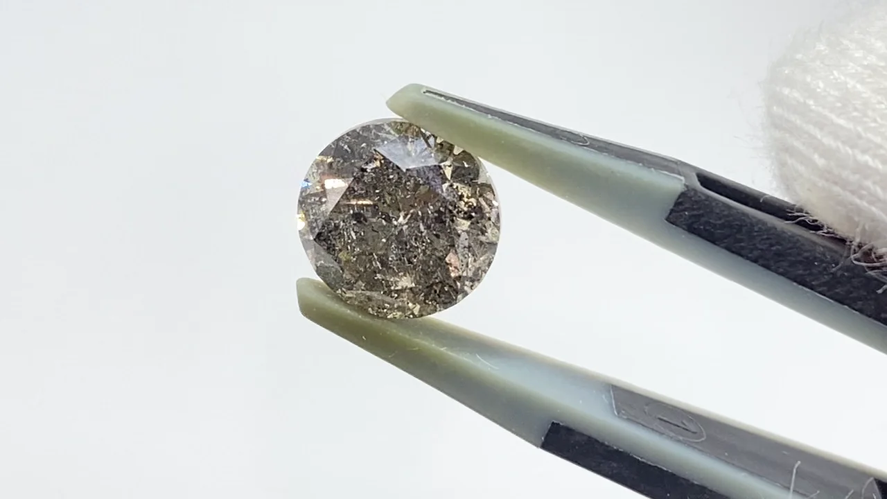 ダイヤモンド ルース ファセットカット 1粒 NO.2【1点もの】 - 天然石