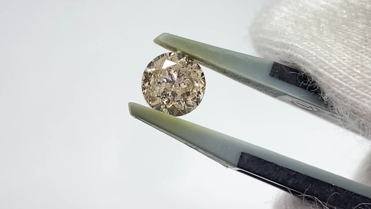ダイヤモンド ルース ファセットカット 1粒 NO.5【1点もの】 - 天然石