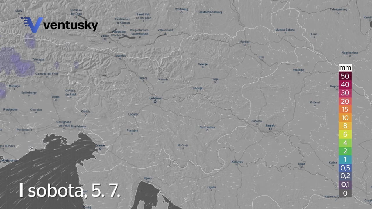 Svarilo meteorologov: obeta se potencialno zelo nevarna situacija