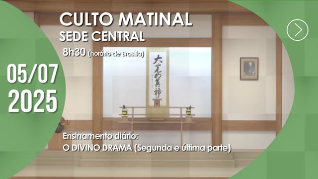 Capa do vídeo “Culto Matinal | Sede Central - 05/07/2025”