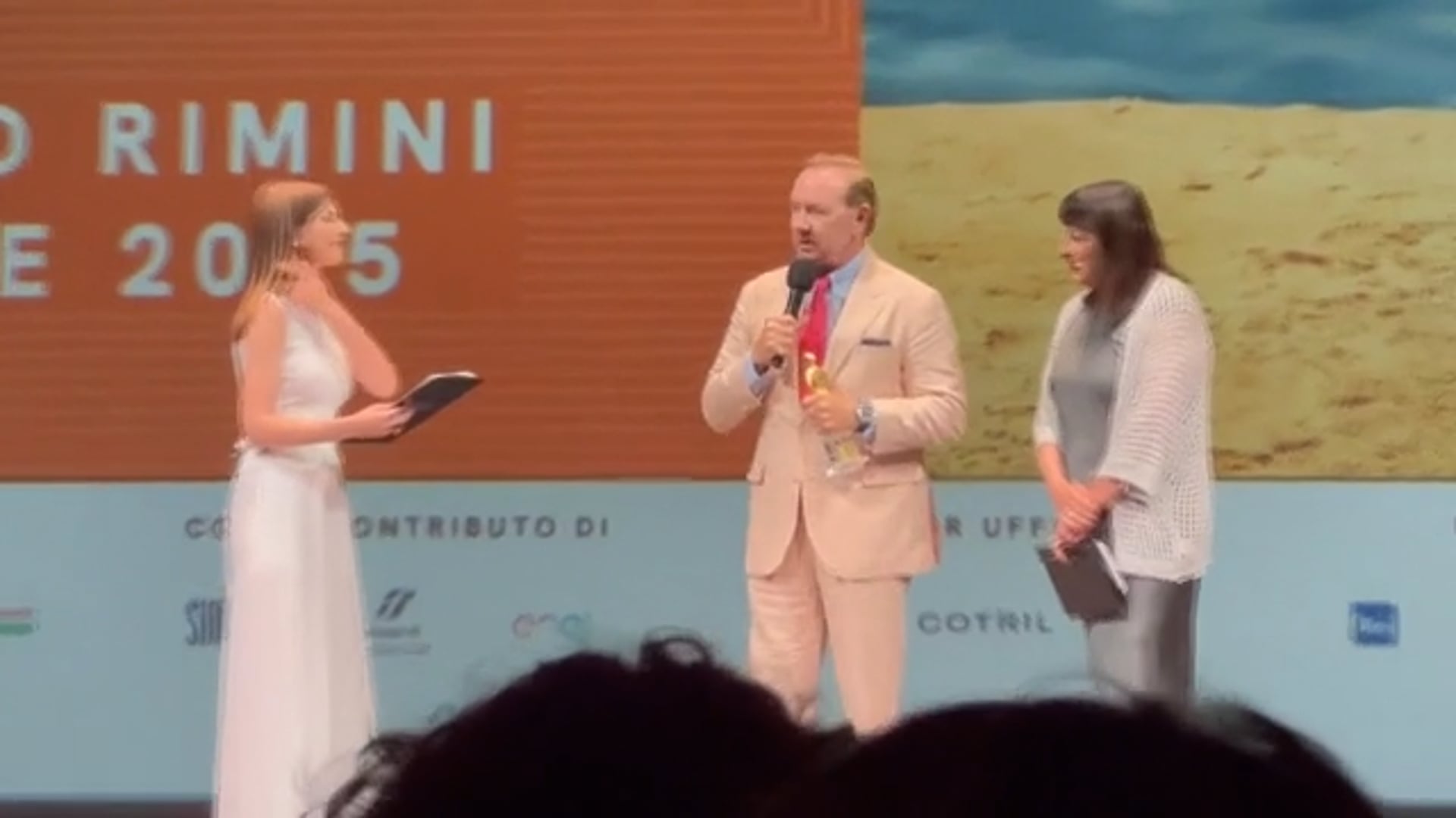 Kevin Spacey a Rimini per la serata di gala del Festival delle serie tv