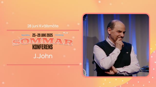 J. John | Kvällsmöte 28 juni | New Wine Sommarkonferens